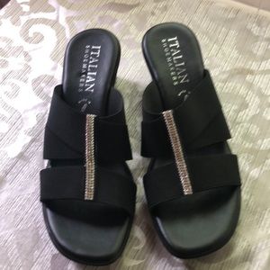 Italian shoe makers bling sandals